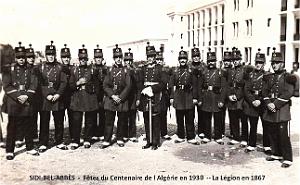 1337- Sidi-Bel-Abbes - Fetes du Centenaire de l'Algerie en 1930 - La Legion en 1867